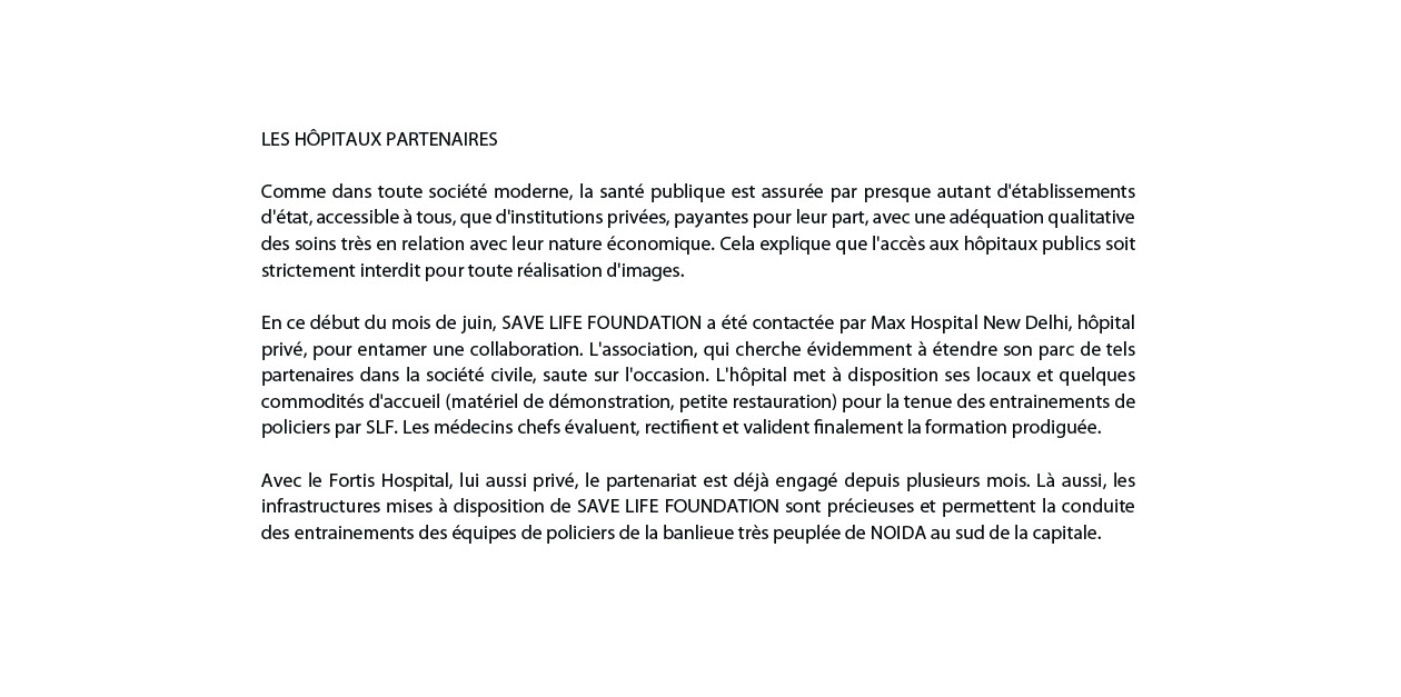 ROLEX AWARDS / SAVE LIFE FOUNDATION
